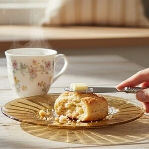 Vintage 1930’s Depression Glass Set of 4